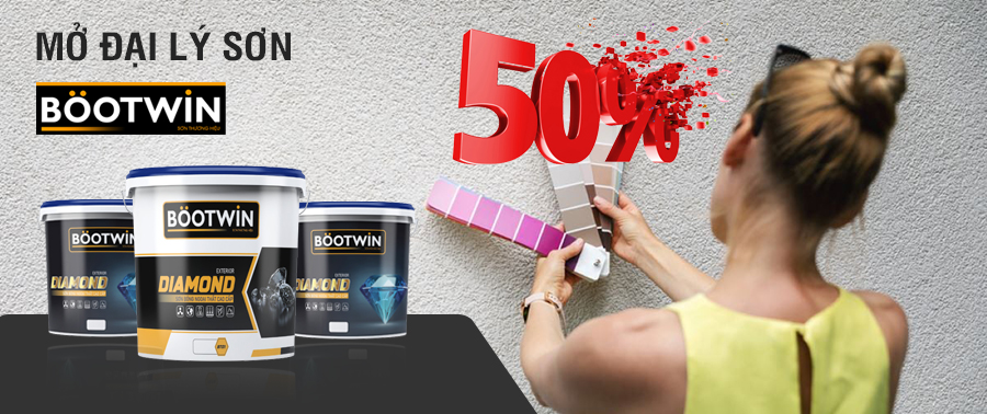 mở đại lý sơn bootwin giá rẻ